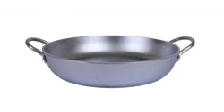 Frying pan 400/50mm (uncoated) with handles Kukmara TM cast aluminium, without lid