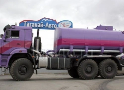 Acid tanker truck type 5675K modification 567511-30 on KAMAZ 43118-A5, 43118-50, 43118-RR, 43118-RS chassis.