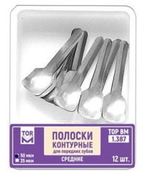 Contour strips for anterior teeth medium (12 pieces in a pack) No. 1.387