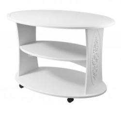 Wooden coffee tables, models: Coffee table with shelf "Assol" AS-12