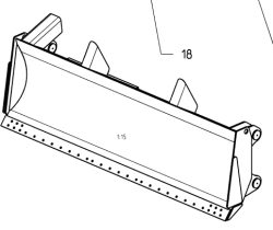 9405146 Shovel blade