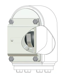 Closed air pipes with safety netting