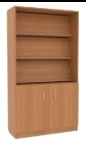 Exhibition shelf open, 3-shelf, without glass