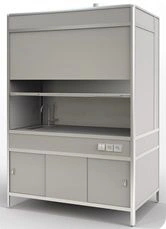 Fume cupboard PGL LA VSH2 universal; with inclined screen