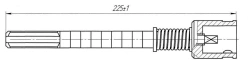 Flexible shaft PYUYAI.303719.004-02 for rotary angle sensor DPS-U