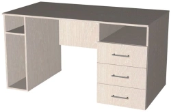 Executive desk 2-tumbo 1500x700x750 LDFB 16mm