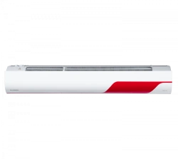 Stationary electric air curtain without heat source, KALASHNIKOV trade mark, model KAC-PA4520A WhiteRed