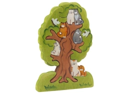 Wooden puzzle "Cats in a tree" 08019