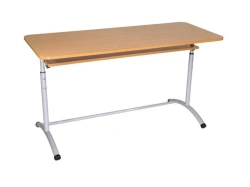 Pupil's desk Leader 2-seater adjustable, article 50129