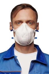 Personal respiratory protection equipment with filtering half-mask: respirator YULIA-209 FFP2 R D