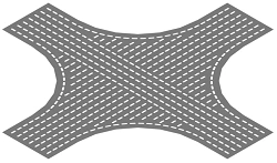 Bottom base of radius X-branch cable gutter DKO 000 X, with overall dimensions from 150 mm to 1000 mm, with thickness of metal f