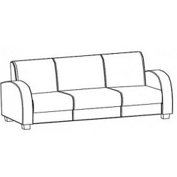 Three-seater sofa