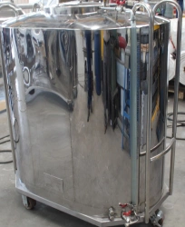 Apparatus for receiving, storing, transporting and selling the finished product MTD, capacity 50-10000 litres (0,05-10 cubic met