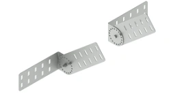Angle hinge connector SLUSUKTU 000, with overall dimensions from 42 mm to 192 mm, with metal thickness from 2,0 mm to 2,5 mm, s