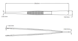 12.0011.25 Anatomical forceps