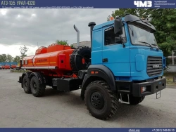 Fuel tanker (ATZ) 7074C5-60 on Ural 4320-70 (-72,-74) chassis