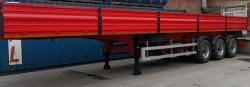 Semitrailer 98134B (loading space design - load-bearing frame, platform, sides)