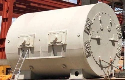 Turbogenerator of TF-80-2 type with air cooling with nominal capacity 80 MW.