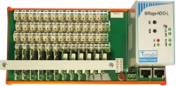 Discrete I/O device. 12 input signals 24 V AC/DC, individual galvanic isolation, possibility of connection to the digital input/