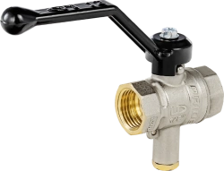 Brass ball valve for temperature sensor LD Pride 45.15.B-B.T.P