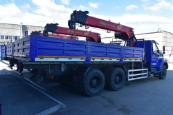 Special cargo truck with CMU produced by INMAN JSC on URAL 4320-6951-16 chassis. Mark GIRD. Type 5849H2. Modification