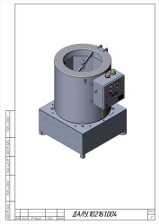 Machine for salting caviar and separation of slurry DALU.102161.004