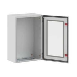 STX hinged enclosures made of sheet steel with observation door