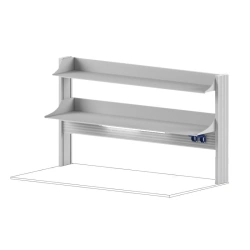 Technological shelving unit for wall-mounted table 1500 TSPR
