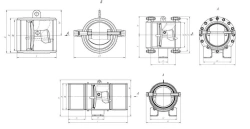 Steel reverse swing gate (valve) KO, ZO