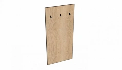 Panel-hanger with three hooks