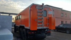 Shift truck (shift bus) without CMU, without winch, type 6YM32 of 6Y131V modification on the basis of URAL-4320-4151 (-79,-81) c