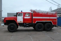 Fire tank truck ??-6,0-40 (4320) of 6YN32 type 6Y133W modification on the base of URAL-4320-4951 (-78,-80,-82,-84) chassis.