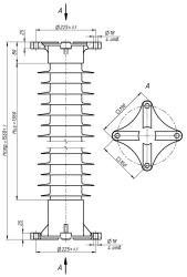 Insulator OSC 12,5-150-V05-2 UHL1