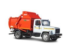 Garbage truck KO-440, type KO-440, modification KO-440, base chassis and vehicles GAZ-3309, GAZ-33098.