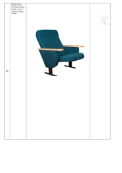 Armchair, brand "Foton-kino", size: 540*780*1000 mm (W*H*H), seat cushion thickness 140 mm