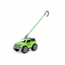 Rolling Car "Legionnaire" with handle (green), Item No. 63929