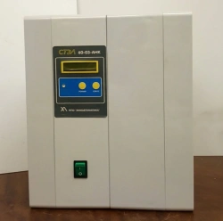 Automated plant for electrochemical synthesis of detergent, disinfectant and sterilising solutions STEL-60-03-ANK