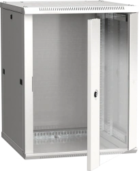 LWR3-12U66-GF ITK Cabinet LINEA W 12U 600x600 mm glass door, RAL7035