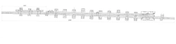 Curved frame rail of P65 type with straight shank of project LPTP.668.342.100