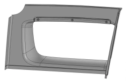 5299-401-5602010-07 SB Top rear tailgate trim assembly