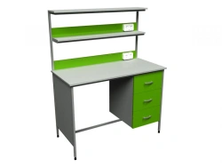Laboratory table with medical superstructure LSK-20g