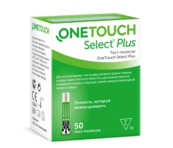 One Touch Select® Plus 50 test strips