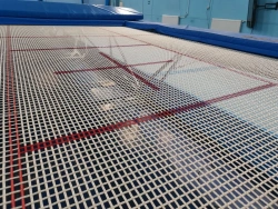 Net for sports trampoline