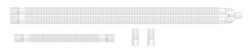 Medical breathing contour of single-use non-sterile according to TU 32.50.21-001-03741033-2021, variant of execution: Complement