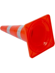 520 mm traffic cone with white and retroreflective stripes KC-2.7
