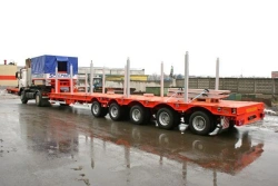 High frame five-axle semi-trailer, com. nam. 9942H5 (modification 9942H5) on axles 9323313.00.000 made by "Company "SPETSPRICEP"