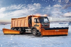 Combined road sweeping machine MKDU-5