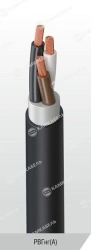 Power cable of EPRon® type with copper conductors, insulation made of ethylene propylene rubber for voltage 0,66, 1 kV of RVGng(