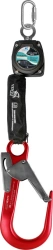 Retractor type safety device "HB-02" with carabiner , Article number vpro HB02 set 0058.