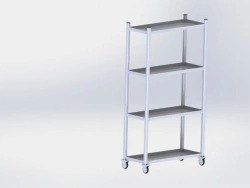 Mobile shelving unit